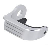 Boucle E usinée CNC pour crochet de fourche avant Brompton avec revêtement anodisé en plusieurs couleurs pour cadres de vélo pliables sans garde-boue (argenté)