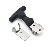 Boucle élastique en caoutchouc en forme de T avec absorption des chocs for capot moteur et boîte d'isolation - Fermeture durable (1 pièce)(XK709-2T)