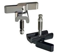 Boucle en C pliable pour vélos Brompton avec rotation serrée et verrouillage sécurisé entre les sections du cadre (gris)