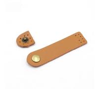 Boucle en cuir Boucle de verrouillage 7.5x2cm Leather Snap Buckles And Sew-On Toggles Multicolor Multiple Sets(Earthy Yellow,6 Sets)