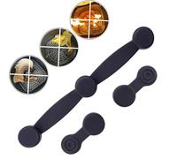 Boucle en silicone pour friteuse, boucle magnétique en silicone pour friteuse, kit de boucle magnétique pour maintenir le papier parchment de la friteuse enfoncé - Serrure de revêtement de