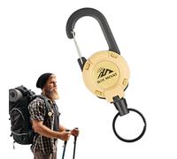 Boucle Facile À Tirer - Porte-clés Télescopique 26 G Boucles Élastiques Faciles À Tirer | Camping En Plein Air Boucles Faciles À Ouvrir | Boucle Antivol En Métal Èasy-ţo-Ṕull Pour Le Camping En Plein