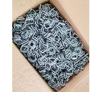 Boucle galvanisé 13 mm pour sertissage de feuillard - carton 1000 pièces