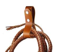 Boucle holster en cuir synthétique épais marron - Étui à outils de hache avec sangle rustique | Pour adultes, professionnels, passionnés, amateurs, femmes et hommes