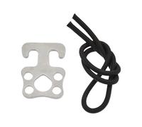 Boucle latérale de sécurité sous-marine - Boucle pour corde de raccordement en acier inoxydable Ceinture de plongée | Accessoire multifonction pour Plongée Sécurité Activités sportives extérieures