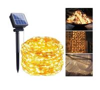 Boucle Lumineuse Led Avec Cellule Solaire 10 Mètres 1 Paquet