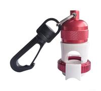 Boucle magnétique à dégagement rapide, pour régulateur de plongée sous-marine, solide en alliage d'aluminium de 4 kg, pour clip de tuyau pieuvre, fonctionnement à une main (rouge)