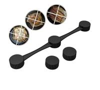 Boucle magnétique en silicone pour friteuse à air - 4,65 x 0,59 x 0,35 pouces Set de clips magnétiques en silicone, (rouge amélioré, noir) - Résistant à la chaleur, sécurité | Pour sécuriser les