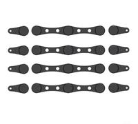 Boucle magnétique en silicone pour friteuse à air comprimé pour maintenir fermement le papier parchemin et réduire le risque de mouvement du papier (noir)