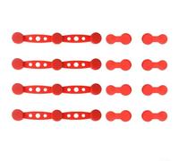 Boucle magnétique en silicone pour friteuse à air comprimé pour maintenir le papier parchemin en place avec aimants résistants à la chaleur pour des résultats de cuisson constants (rouge)