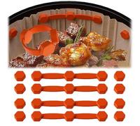 Boucle magnétique en silicone pour friteuse à air, pour tenir le papier de parchment à l'air libre, tenir le papier de parquet puissant, boucle magnétique en silicone, accessoires de frying à air (4