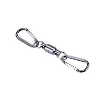 Boucle magnétique pour l'anguille, attache en aluminium oxydé CNC, mousqueton tragique (Doppel, gunmetal), idéal pour les activités de plein air et les randonnées