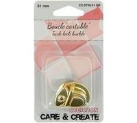 Boucle métal dorée - 31 mm - idéal pour sac, cartable, bagage
