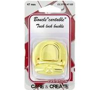 Boucle métal dorée - 47 mm - idéal pour sac, cartable, bagage