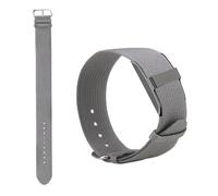 Boucle Nylon Remplacement pour Hume Band, Bracelet Tissé Respirant avec Boucle Métal Réglable pour Hume Health Band Tracker Fitness Confort de Port Toute la Journée (Gris)