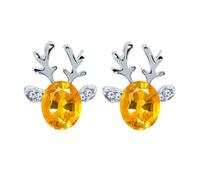 Boucle Oreille Boucles d'oreilles à fleurs Grandes boucles d'oreilles à tige en fleurs épaisses pour femmes double créole pour piercing (B, One Size)