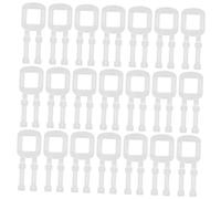 Boucle Plastique PP 100 Pièces Transparente pour Emballage et Expédition | Crochet Sangle, Attache de Cerclage Boucles, Boucle Attache Plastique, Usage Manuel, Lot Pratique
