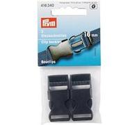 Boucle rapide plastique Prym Bouclip Noir pour sac à dos 16/25/30/40/50mm
