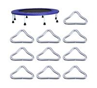 Boucle Triangulaire Pour Trampoline - Boucle Triangulaire Pour Trampoline, Anneau En V, Accessoires De Trampoline, Pièces De Rechange Pour Lit Rebondissant, 10 Pièces, Camping En Plein Air, Randonnée,