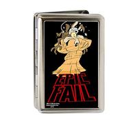 Boucle vers le bas Unisexe Métal viL E. Coyote Epic Fail Fcg Noir/rouge Portefeuille - - Taille unique