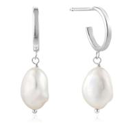 Boucled’oreille ANIA loi HAIE argent Pearl collection de rodiada de boucles d'oreilles perles de culture ballants wisdon