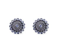 Boucled’oreille Charro en argent sterling 925, 13 mm, avec zircone cubique rose
