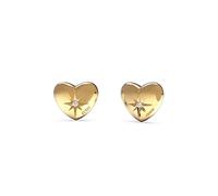 Boucled’oreille Devinez Femme Talismanie Jube01445Jwygt-u en acier inoxydable doré 13 mm. Coeur de forme, Acier inoxydable, Oxyde de Zirconium, Acier inoxydable, Oxyde de Zirconium