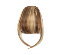 Boucles à clip réalistes femmes naturelles wispy front extensions de cheveux faux français droit air duveteux franges perruque de cheveux pour un coiffage facile polyvalent