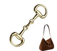 Boucles à double anneau en D - Fermoir de connexion en | Fermoir mors de cheval pour femme - Pour décoration de chaussures, sacs à main, colliers, bracelets, écharpes, boutons de manchette
