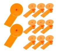 Boucles Auriculaires Vierges pour Moutons 100 Lots Orange