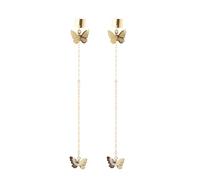 Boucles D’oreilles 1 Paire sans Fil Anti-perte, Porte-écouteurs | Manchettes D’oreille en Alliage, Style Ailé Élégant, pour École et Course, Maintien Discret