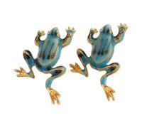 Boucles d ' oreilles à clous en forme de grenouilles à la mode, gouttes d ' huile, dessins d ' animaux, bijoux, accessoires en alliage pour femmes et filles, clous en alliage de grenouille d ' arbre