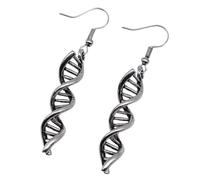 Boucles d ' oreilles à double tourbillon d ' ADN scientifique, | Boucles d ' oreilles Coppers DNA à double spirale en alliage, confortables pour un usage quotidien, résistantes