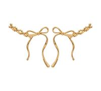 Boucles d ' oreilles à nœud papillon élégantes en matériaux en cuivre, accessoire de mode pour événement, assure un confort tout long de la journée, boucles d ' oreilles formelles