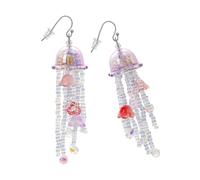 Boucles d ' oreilles à pampilles de méduse pour femmes, avec des designs en alliage portables et un port confortable, usage quotidien décontracté, bijoux faits à la main