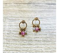 Boucles d’oreilles adèle tourmaline