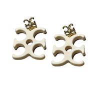 Boucles d ' oreilles avec lettres de déclaration uniques, designs élégants colorés, portables pour les fêtes et quotidien, bijoux à la mode, boucles d ' oreilles de déclaration de fête
