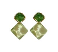 Boucles d’oreilles carrées géométriques scintillantes 2023, simples et à la mode, avec un caractère unique, célèbres sur Internet