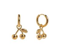 Boucles d ' oreilles cerises plates, faciles à, shape, B | Motifs détaillés, conception de goutte délicate avec accessoire d ' oreille en alliage léger comme une plume pour les