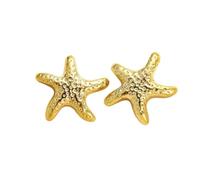 Boucles d ' oreilles coquillages avec motifs d ' étoiles de mer, accessoires de bijoux de mode en alliage pour un usage quotidien et des tenues de vacances, boucles d ' oreilles cadeaux uniques