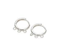 Boucles d ' oreilles créoles en cuivre double couche, plaquées or et argent classiques, bijoux d ' oreilles circulaires légers de 20 g pour les occasions décontractées ou formelles