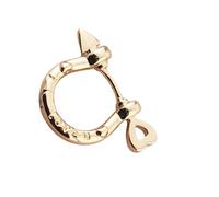 Boucles d ' oreilles créoles en forme de lettre pour un Look élégant, cadeaux spéciaux parfaits pour les amateurs de mode, usage quotidien décontracté, bijoux robustes