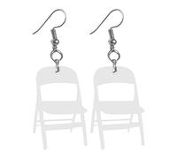 Boucles d ' oreilles de chaise pliante délicates, en acrylique, pour femmes, usage quotidien, en forme de goutte, en acrylique, uniques et délicates