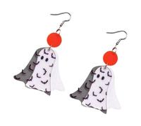 Boucles d ' oreilles de sorcière phosphorescentes, bijoux en acrylique fabriqués à la main pour costumes d ' Halloween et soirées à thème (119字符) Cadeaux de bijoux d ' Halloween faits à la main