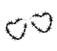 Boucles d ' oreilles élégantes en forme de cœur avec épine, pièces de déclaration, Styles coréens, bijoux d ' oreille en alliage à la mode, bijoux coréens Vintage