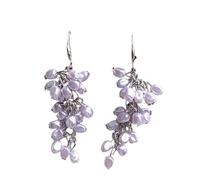 Boucles d ' oreilles élégantes en forme de raisin, faites à la main, bijoux légers et confortables, accessoires d ' oreilles pour femmes, nouvelles boucles d ' oreilles en raisin