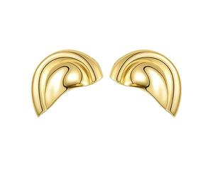 Boucles d ' oreilles élégantes en or ou en argent, ajustement confortable et sécurisé, idéales pour les femmes branchées à la recherche d ' accessoires uniques