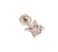 Boucles d ' oreilles en acier inoxydable Designs étoiles modernes pour le perçage du cartilage Bijoux robustes et élégants Boucles d ' oreilles étoiles minimalistes pour le cartilage