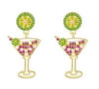 Boucles d ' oreilles en alliage à la mode avec pendentifs en forme de citron, idéales pour un usage quotidien ou une célébration de mariage