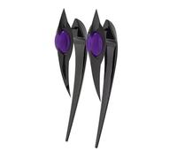 Boucles d ' oreilles en alliage modernes avec longues pointes, accessoire pour concerts, fêtes, accessoires de festival de musique élégants, boucles d ' oreilles en métal léger